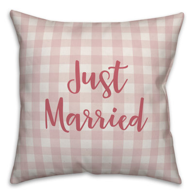  Coussin Just Just Married