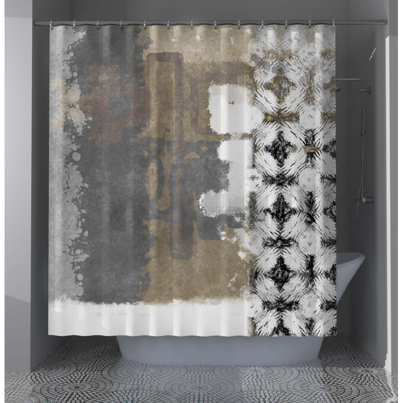 Abstract Shower Curtain