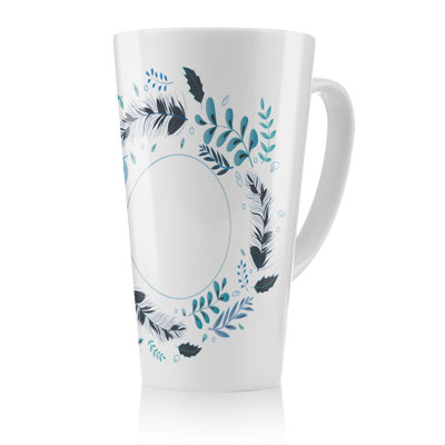 Leaves Frame Latte Mug