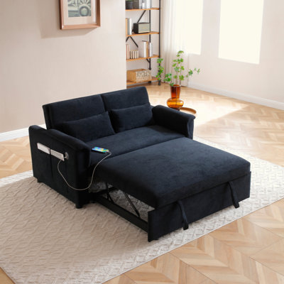 55'' Upholstered Sleeper Sofa