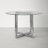 Dern Glass Round Dining Table-50780285-50780283