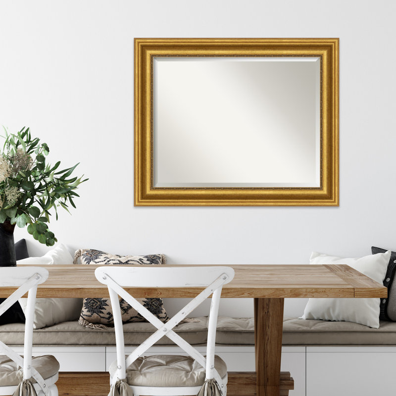 Miroir mural Warren, Or antique, 27,75 po x 33,75 po