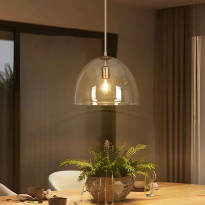 Alexandre Dimmable Glam Dome Single Light Pendant