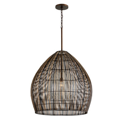 Luminaire suspendu en dome à 1 lumière