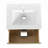 Wall-Mounted Bathroom Vanity With Ceramic Sink