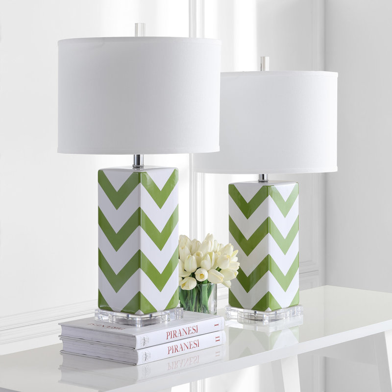Ensemble de lampe de table 27" giada, vert