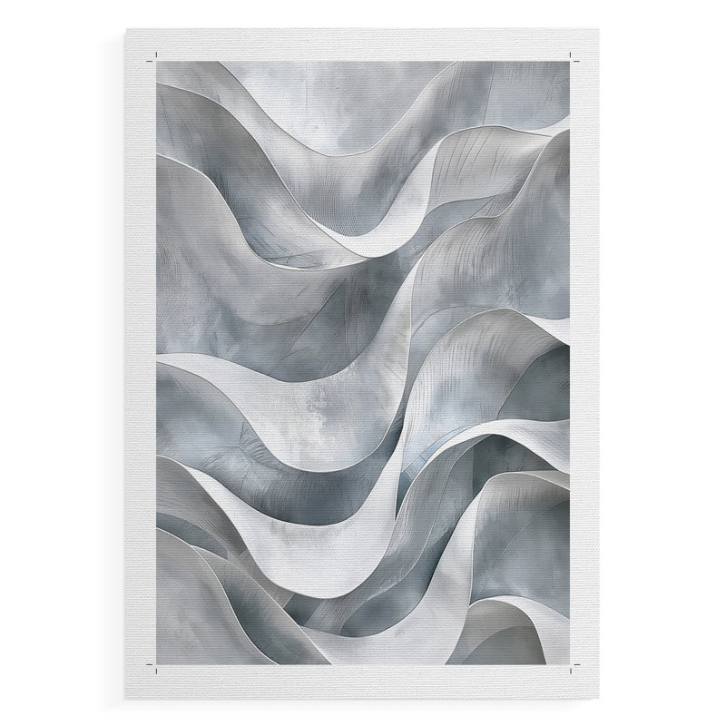 Série ABSTRACT CDLVII - Impression sur toile seulement - NON CADRE, H 18 po x l 12 po