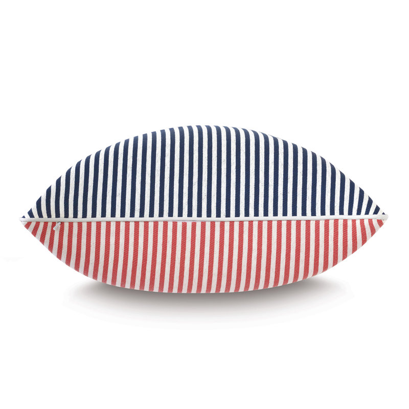 Villa Square Indoor/Outdoor Pillow Cover & Insert, Navy