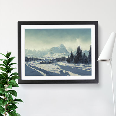 XH1022-9618X View Of Winter Mountains Vol.2 - Single Picture Frame Painting