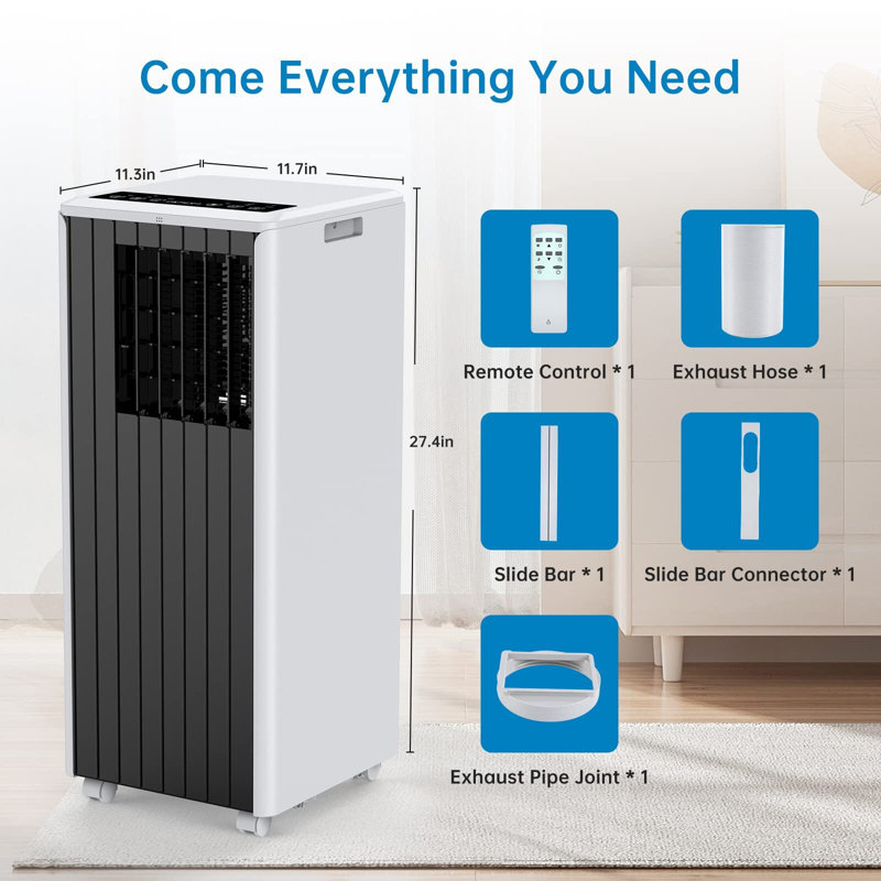 Climatiseur portatif à connexion Wi-Fi 8 000 BTU Babevy