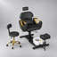Fauteuil de pédicure avec bain de pieds massant, fauteuil de spa pivotant à 360° - Noir-135791485