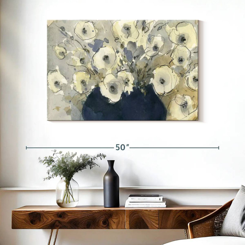 Étude Harnek White Blossom I, H 26 po x l 39 po