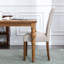 Chaise parsons capitonnée en lin rembourré-1032295278