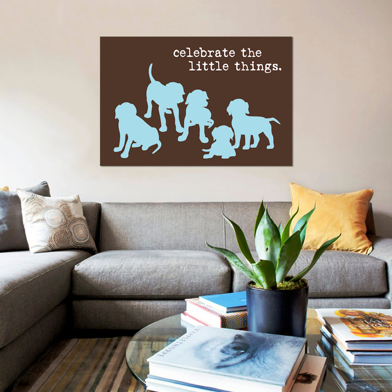 «Little Things», impression sur toile, H 18 po x l 26 po x P 1,5 po, Toile tendue, Pas de tapis