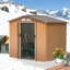 Remise de rangement extérieure, maisonnette de jardin avec évents