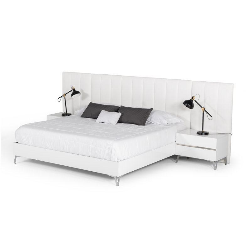 Ensemble de chambre à coucher 3 pièces Amiah, Très grand