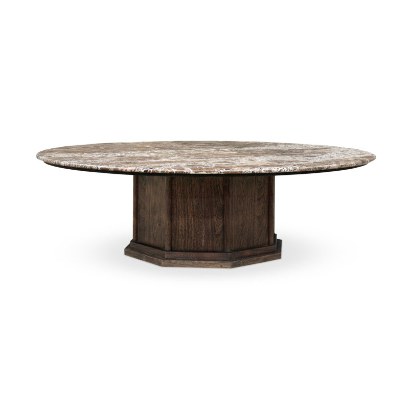 Pavlo Coffee Table-Dark Brown Acacia