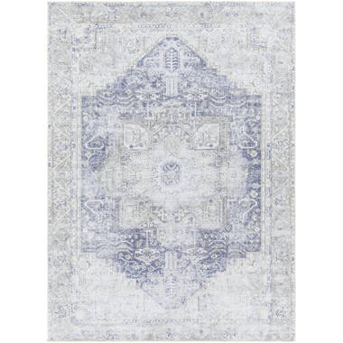 Westbrook Oriental Machine Woven Chenille Area Rug in Light Sky Blue Langley Street Rug Size: Runner 2'7 x 14