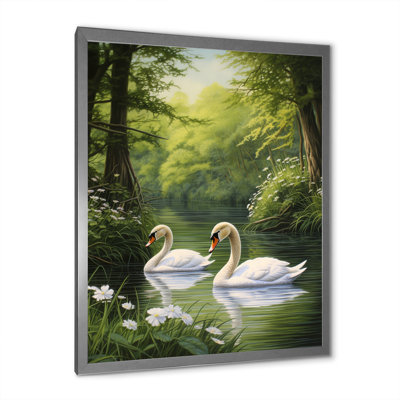 " Swans Refuge By The Lake II "