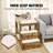 Pet Bunk Bed with Stairs Dog/Cat Window Perch Sleeper Couch Medium Size-1292969946