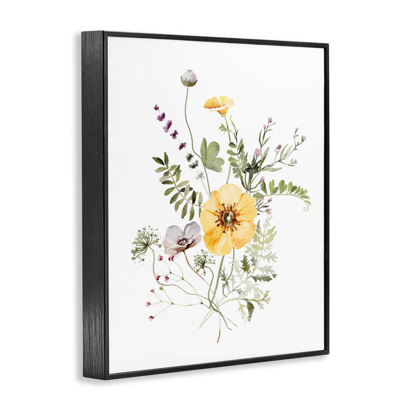 Giclée encadrée, par Lettrage et doublure, H 14 po x l 11 po, Giclée encadrée noir minuit