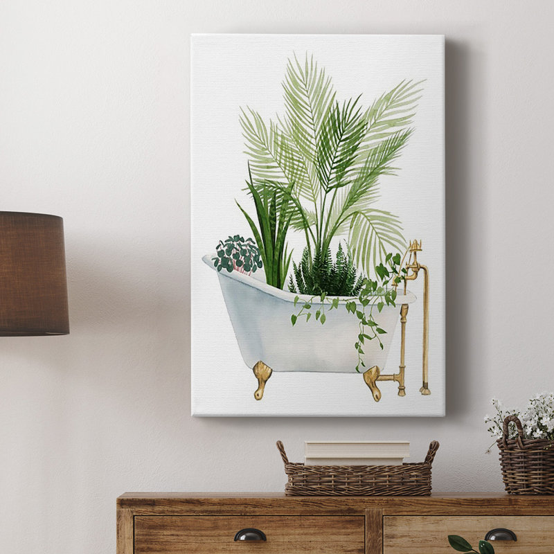 " Plant Bath I ", 27" H x 18" W x 1.5" D