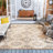 Pharrell Performance Ikat Indoor/Outdoor Area Rug-1714037232