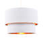Cotton Drum Pendant Shade ( Screw On )-558077513-558077509