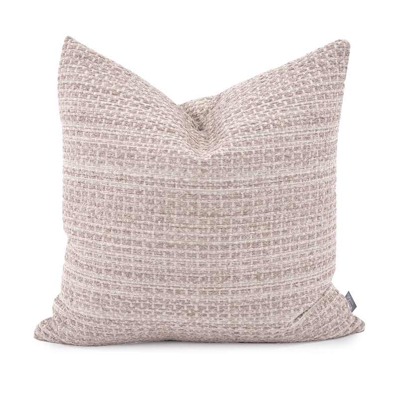 Coussin décoratif carré & insert, H 20 po x l 20 po, Rougir
