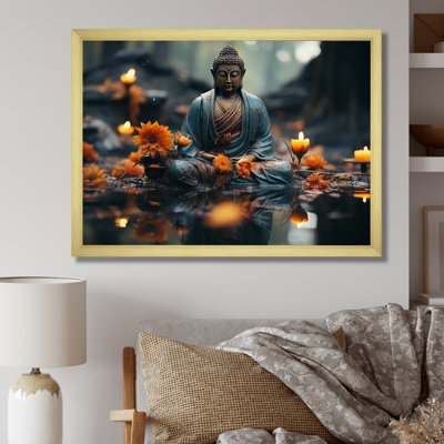 Zen Tranquility Buddha In Meditation III - Buddhism Wall Art