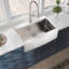 Versatile Farmhouse Stainless Steel Kitchen Sink With Workstation Feature