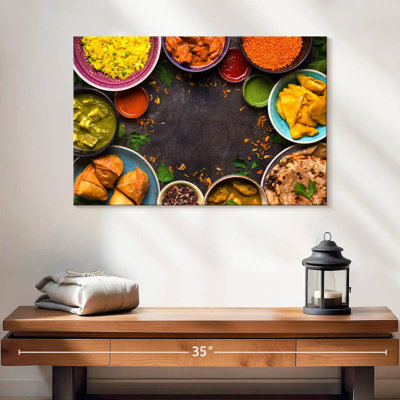 Assortiment de cuisine indienne