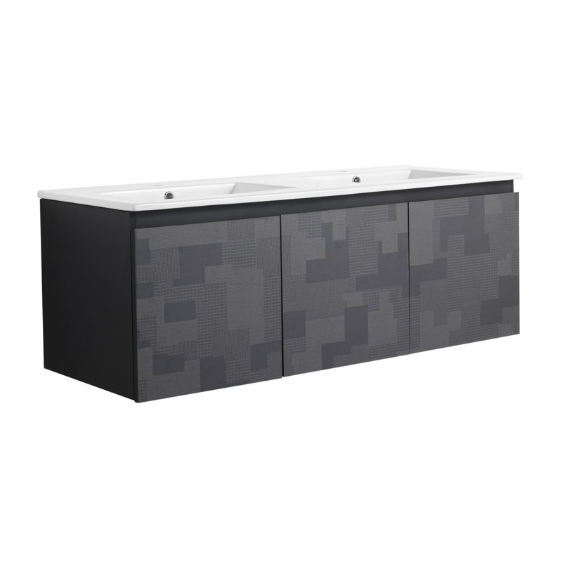 47.6'' Double Bathroom Vanity with Top