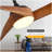 52 Inch Ceiling Fan With Dimmable 3 Color Led Light 3 Solid Wood Blades Remote Control Reversible DC Motor Matte Black For Home