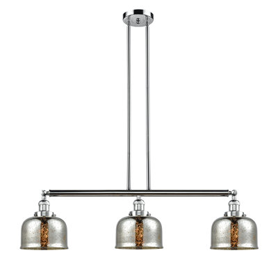 Bell - Luminaire suspendu pour îlot de cuisine 3 lumières 41 "
