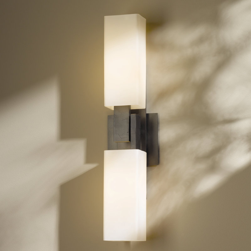 Ondrian 2 Light Sconce, Dark Smoke