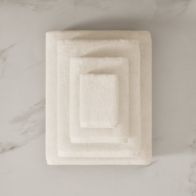 Egyptian Cotton Plush Towels, Washcloth, Ivory