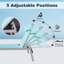 Ensemble de chaises longues de patio, chaises longues de piscine réglables en aluminium 3 pièces avec fauteuil inclinable PVC-coated polyester-256005665