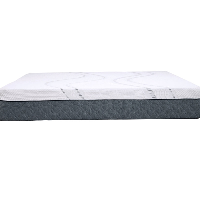 Matelas ferme 12 po en mousse viscoélastique graphène - blanc pour une soirée de détente, King