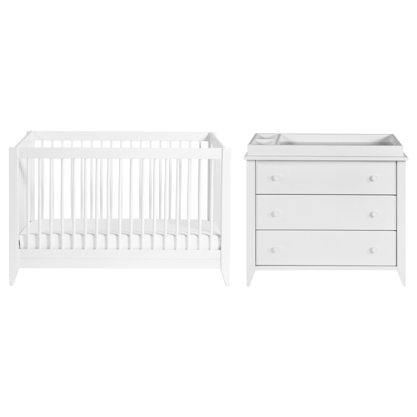 Sprout 2-Piece Nursery Furniture Set, White