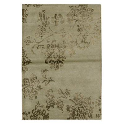 Hand Knotted Area Rug in Sky