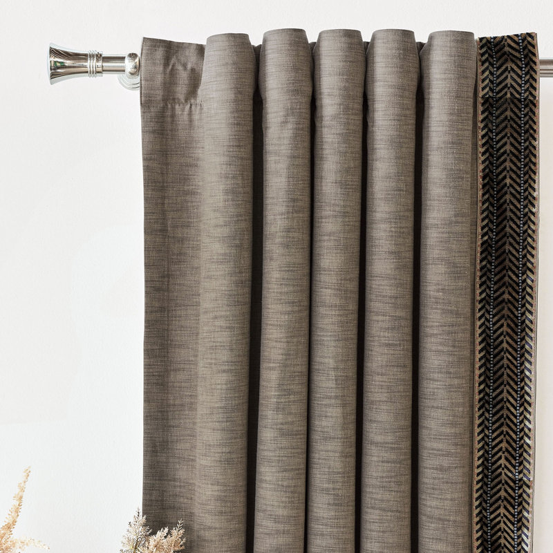 Talena Room Darkening Curtain, 48" W x 84" L, Left