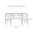 Retro Practical Console Table