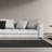 Large flat straight row minimalist fabric sofa-102527592