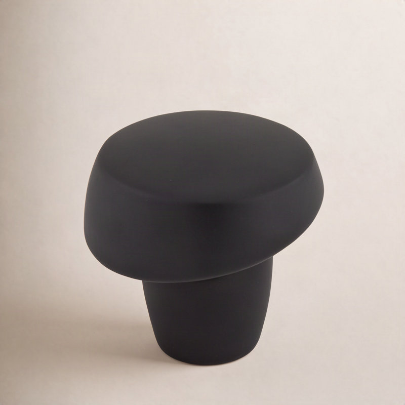 Florham 1 1/4" Diameter Round Knob, Flat Black