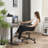 Brionni Upholstered Task Chair Swivel Executive Chair Faux Leather Home Office Chair with Wheels-1185120137