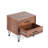 Maibritt 2-Drawer Nightstand with Metal Legs-739776080