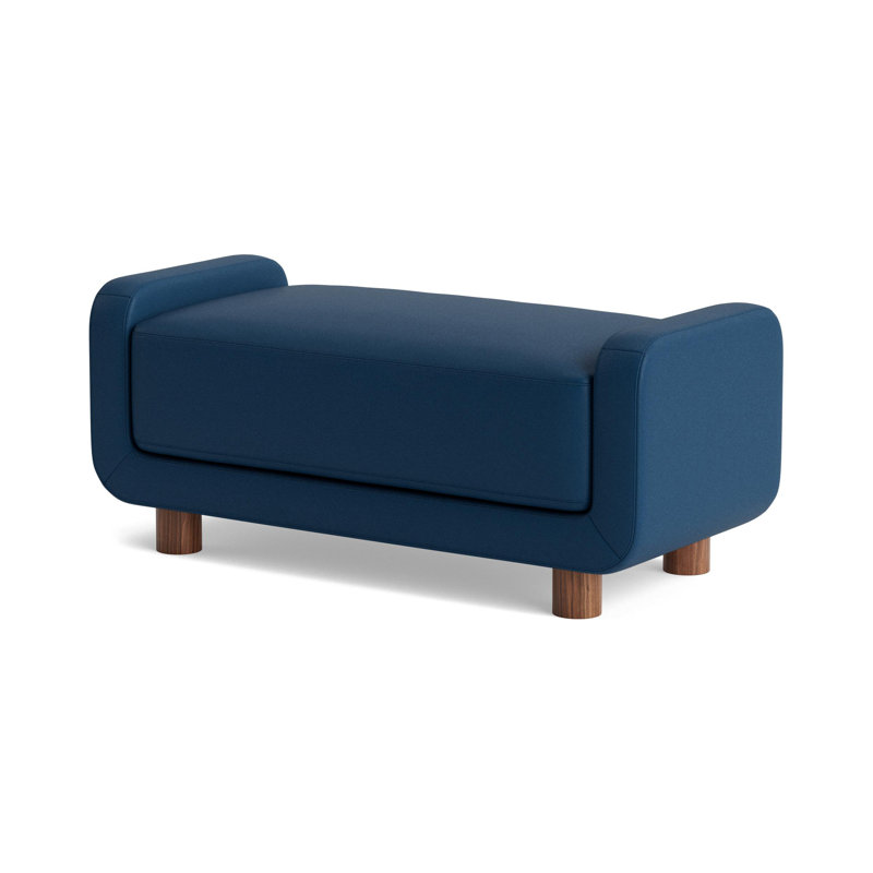 Eva Ottoman, Leather - Deep Blue