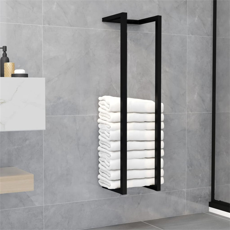 Parris 95cm Wall Towel Bar, Black