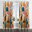 Avelinn - Rideau occultant avec œillets Mid-Century - 1 panneau-706325172-705992122